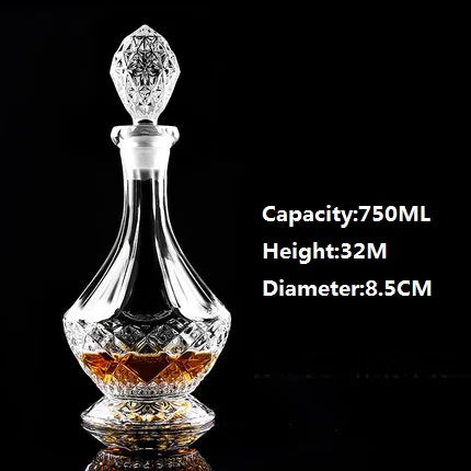 Elegant Crystal Glass Wine Decanter & Cups – Elevate Your Home Bar Experience!