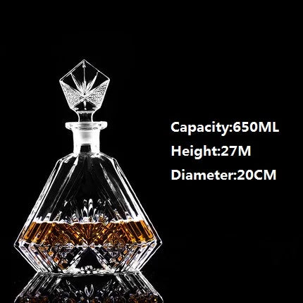 Elegant Crystal Glass Wine Decanter & Cups – Elevate Your Home Bar Experience!