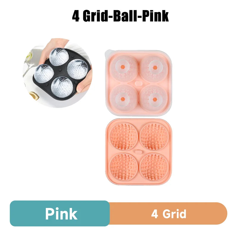 Need wine stuff is the online place to buy the perfect wine accessories such as this pink 4 grid golf ball shape ice tray.