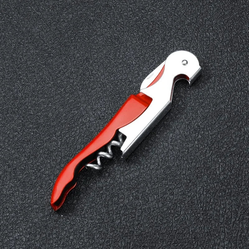 2-in-1 Stainless Steel Bottle Opener & Corkscrew – The Ultimate Bar & Kitchen Essential!