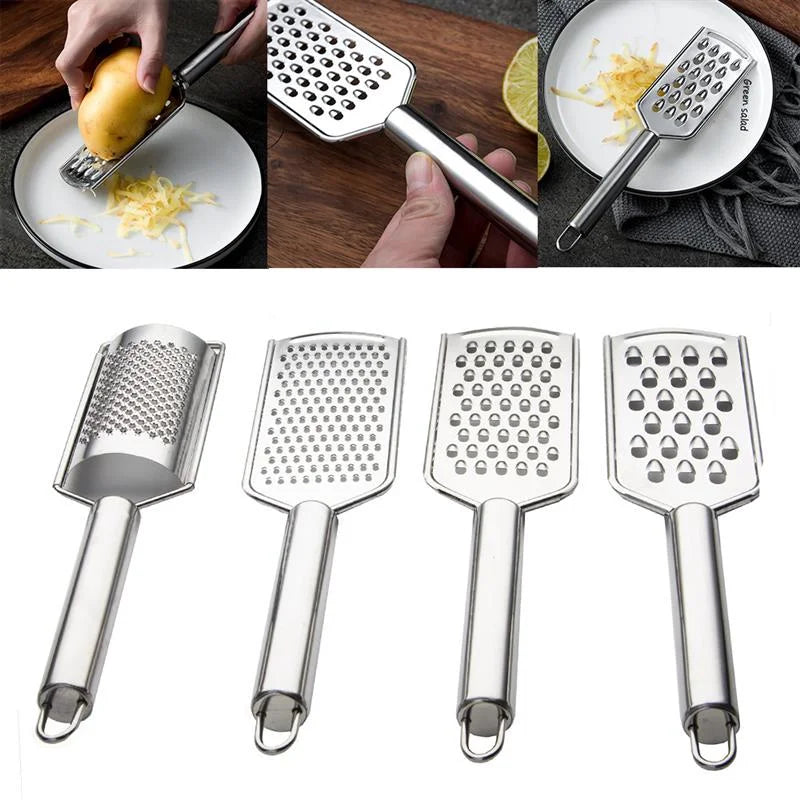 Stainless Steel Cheese & Vegetable Grater – The Ultimate Kitchen Essential!