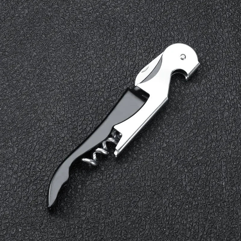 2-in-1 Stainless Steel Bottle Opener & Corkscrew – The Ultimate Bar & Kitchen Essential!