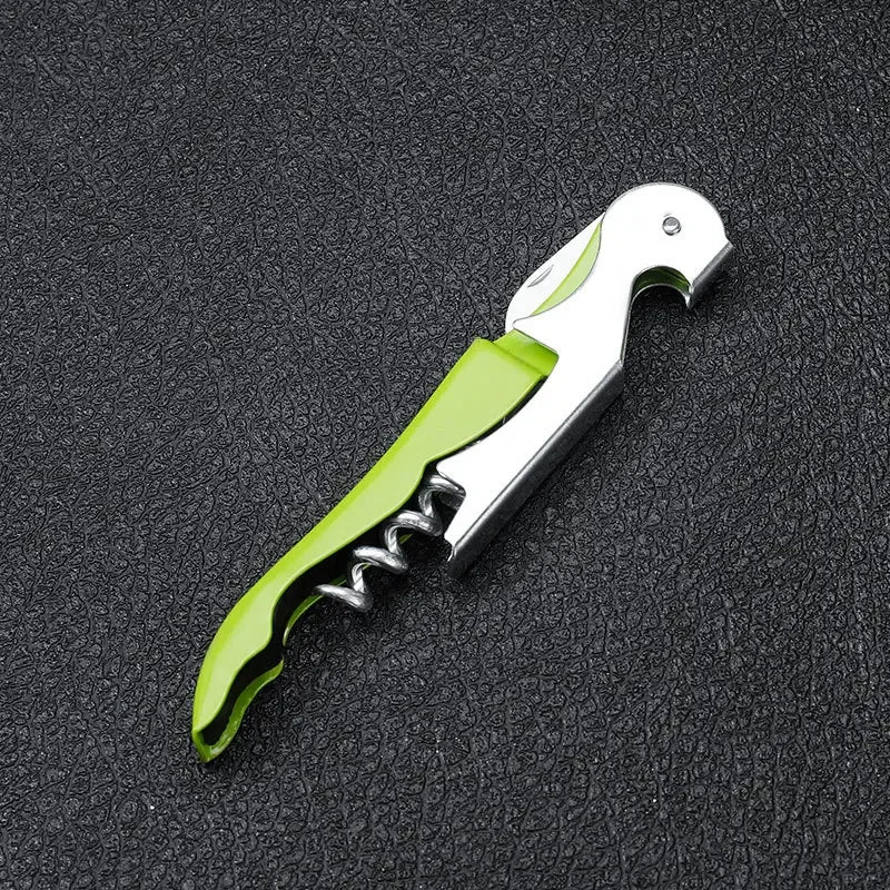 2-in-1 Stainless Steel Bottle Opener & Corkscrew – The Ultimate Bar & Kitchen Essential!