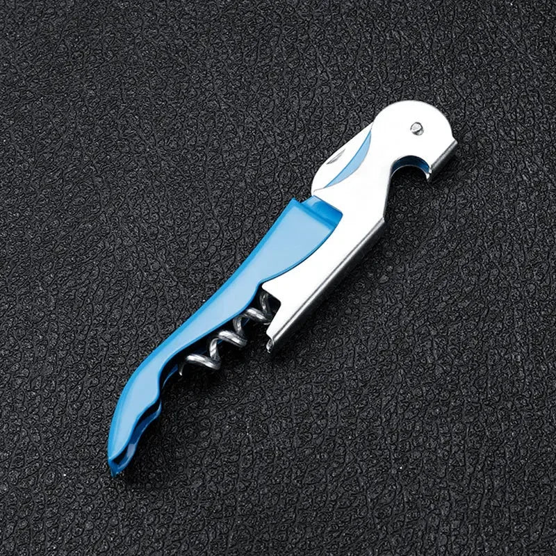 2-in-1 Stainless Steel Bottle Opener & Corkscrew – The Ultimate Bar & Kitchen Essential!
