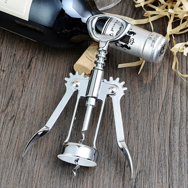 Premium Stainless Steel Wine Corkscrew – The Ultimate Multifunctional Wine Opener!