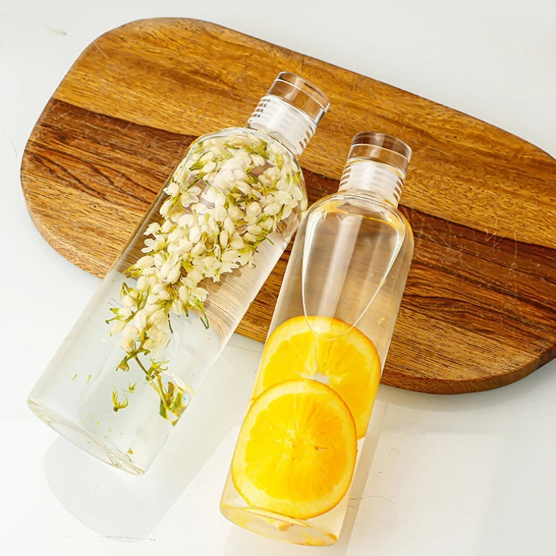 Large-Capacity Glass Water Bottle – Portable & Multi-Functional for Everyday Use!