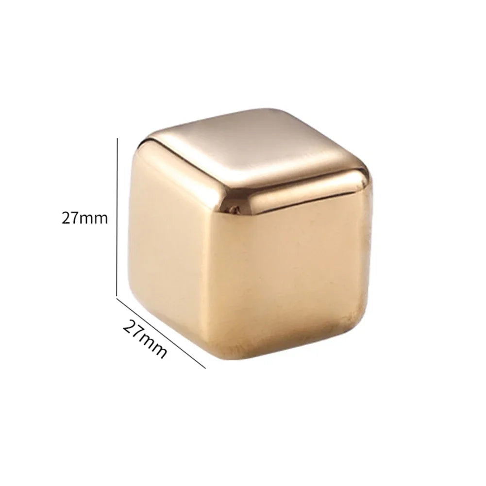 Stainless Steel Reusable Ice Cubes – Keep Your Drinks Ice Cold Without Dilution!