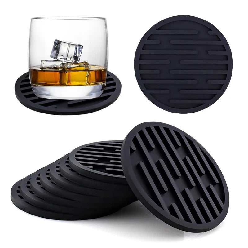 10cm Silicone Coaster – Heat-Resistant, Eco-Friendly Table Mat for Drinks & Mugs