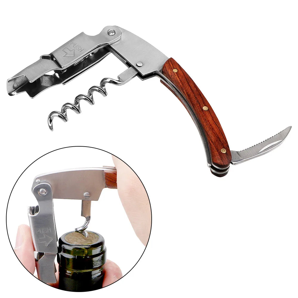 Premium Wine Tool Set – The Ultimate Corkscrew Kit for Effortless Wine Opening!