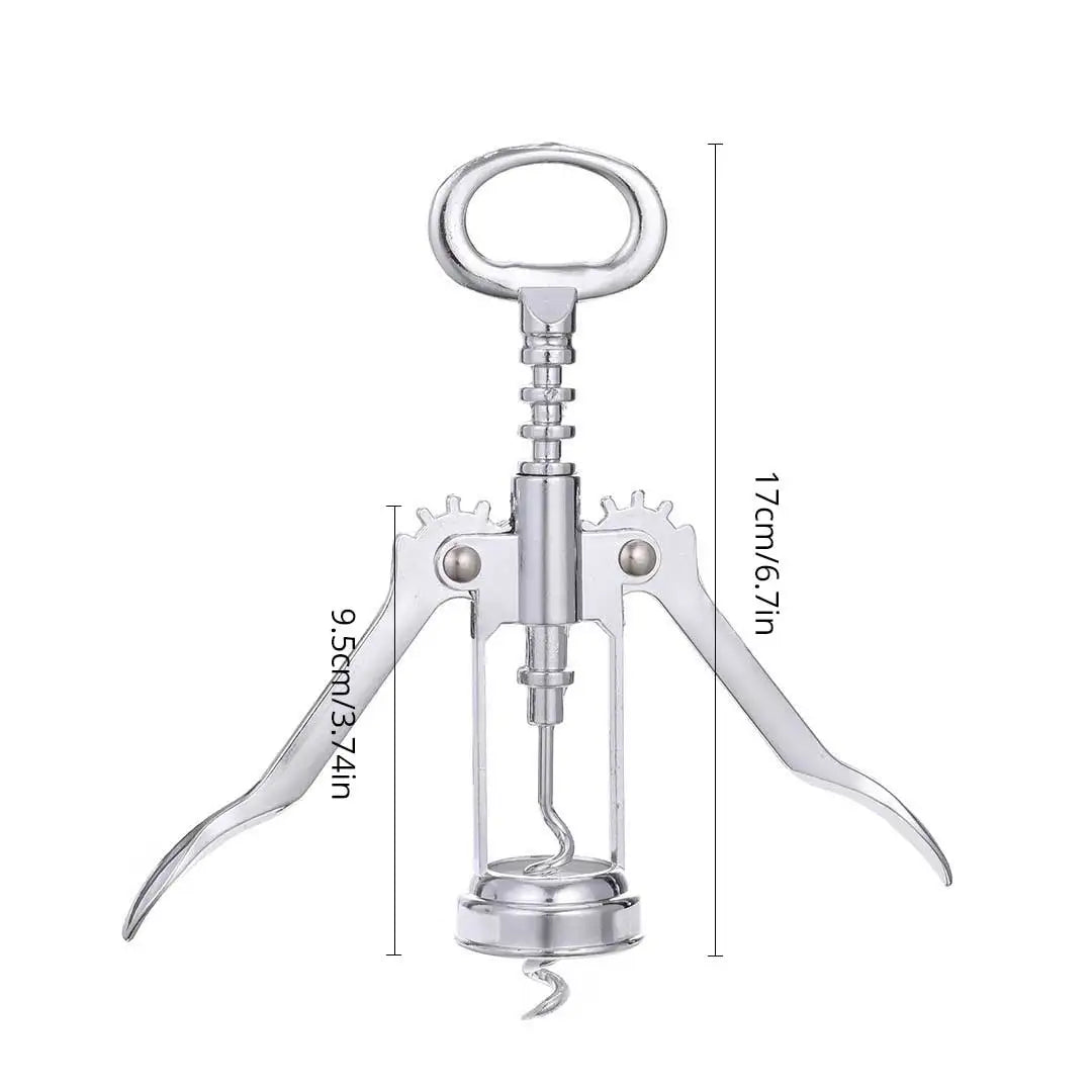 Premium Stainless Steel Wine Corkscrew – The Ultimate Multifunctional Wine Opener!