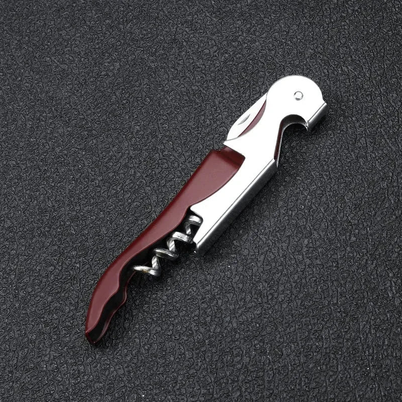 2-in-1 Stainless Steel Bottle Opener & Corkscrew – The Ultimate Bar & Kitchen Essential!