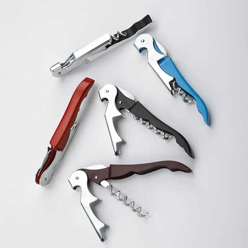 2-in-1 Stainless Steel Bottle Opener & Corkscrew – The Ultimate Bar & Kitchen Essential!