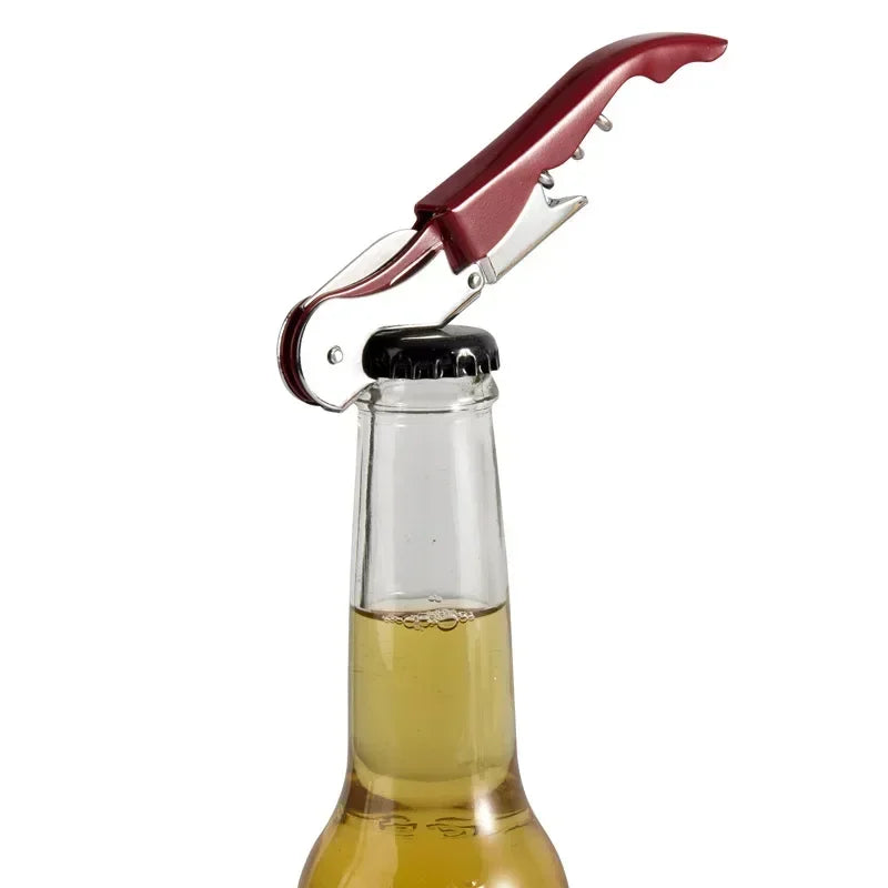 Double Fulcrum Hippocampus Wine Corkscrew – The Ultimate Multi-Purpose Stainless Steel Opener!