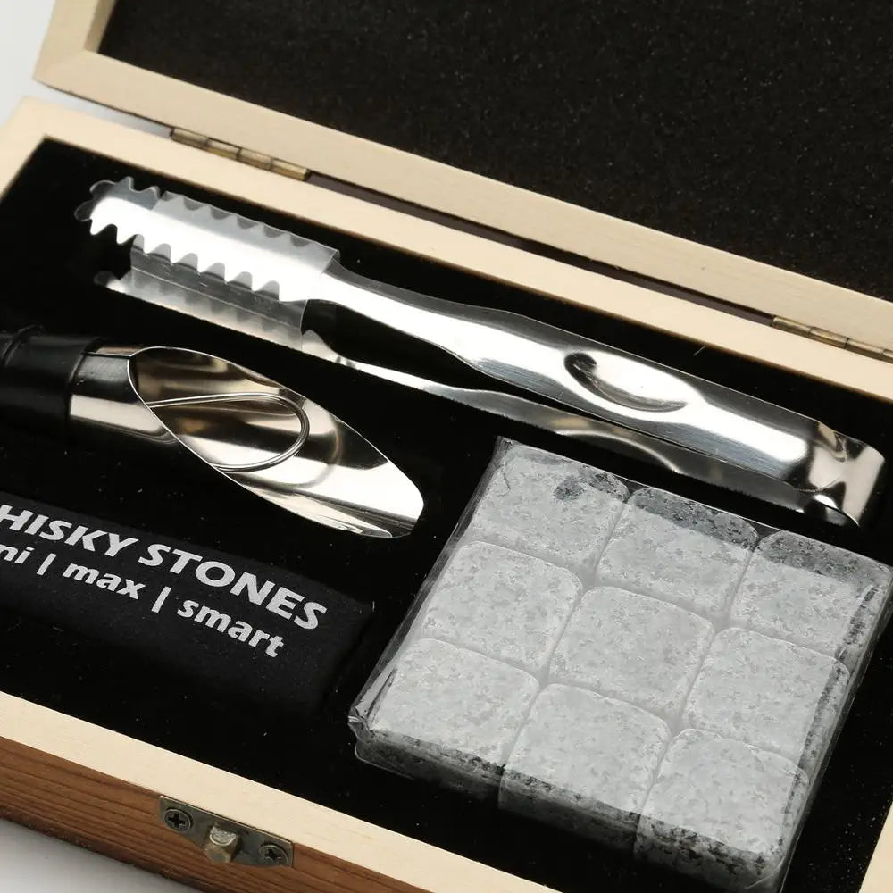 Whiskey Stone Kit is the perfect for your favorite person in your life. Get this and many other items at Need Wine Stuff